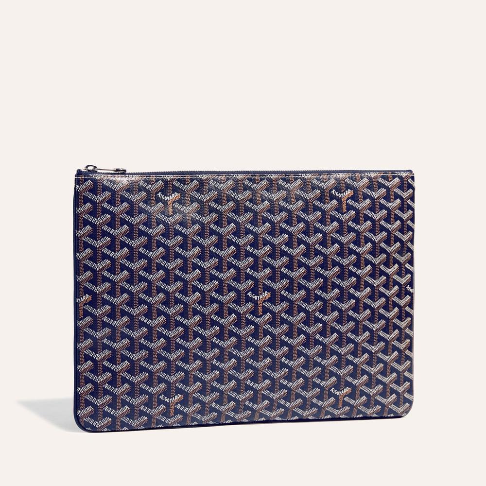 GOYARD Men Sena Clutch MGM Navy SENAT2MGMTY12CL12P