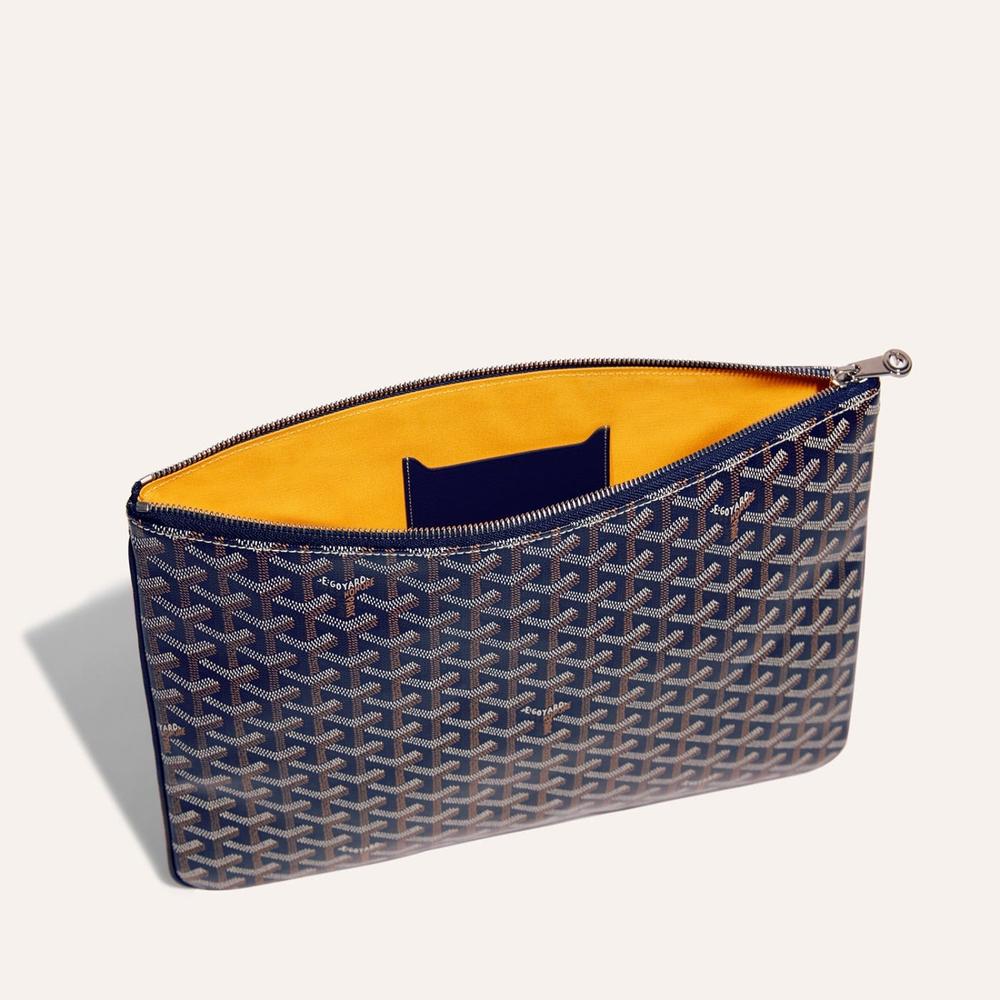 GOYARD Men Sena Clutch MGM Navy SENAT2MGMTY12CL12P