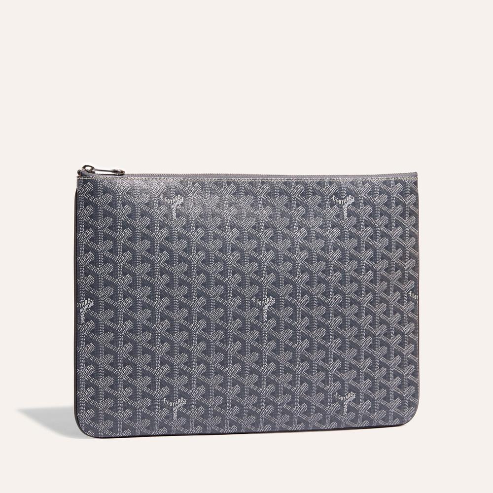 GOYARD Men Sena Clutch MGM GREY SENAT2MGMTY51CL51P