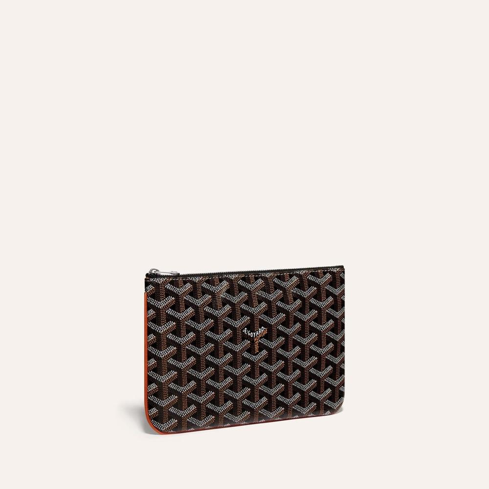 GOYARD Men Sena Clutch PM Black tan SENAT2PMLTY01CL03P