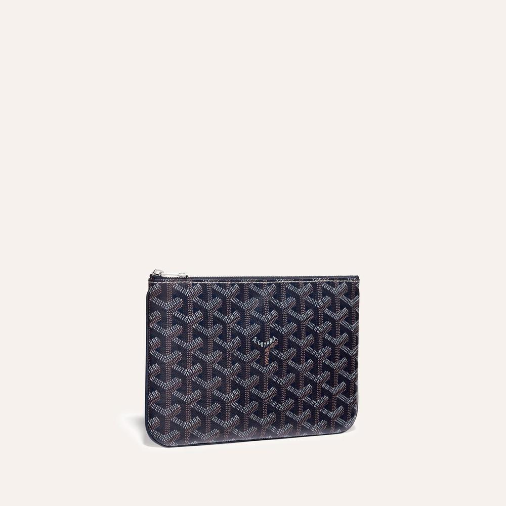 GOYARD Men Sena Clutch PM Navy SENAT2PMLTY12CL12P