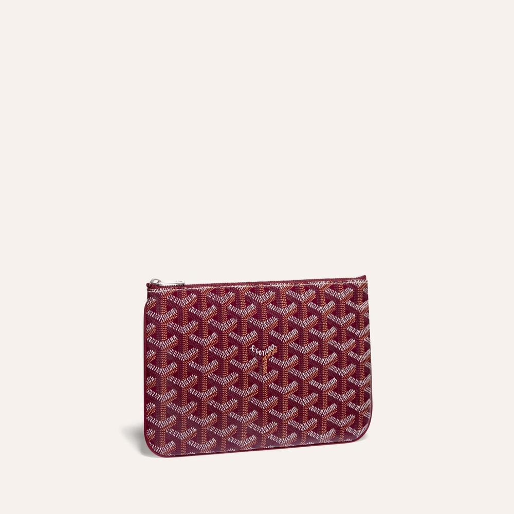 GOYARD Men Sena Clutch PM Burgundy SENAT2PMLTY33CL33P