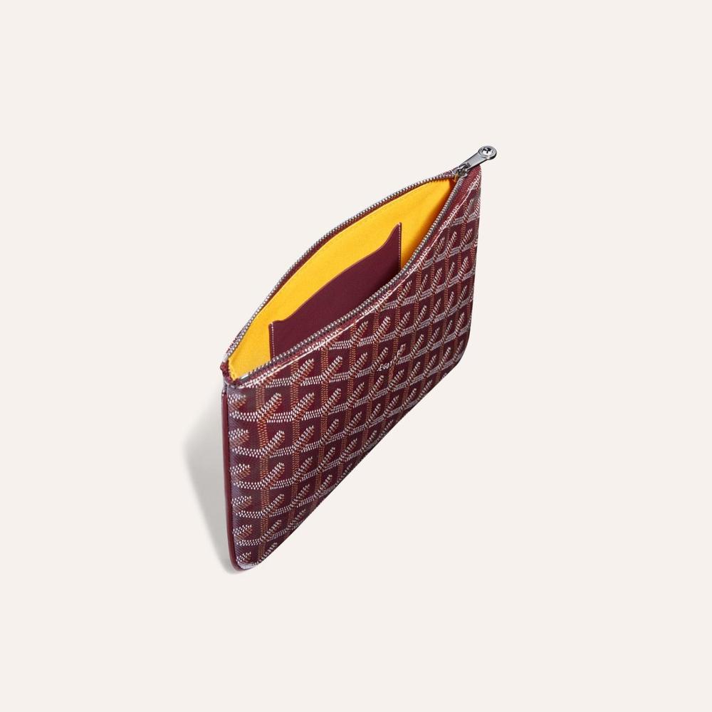 GOYARD Men Sena Clutch PM Burgundy SENAT2PMLTY33CL33P