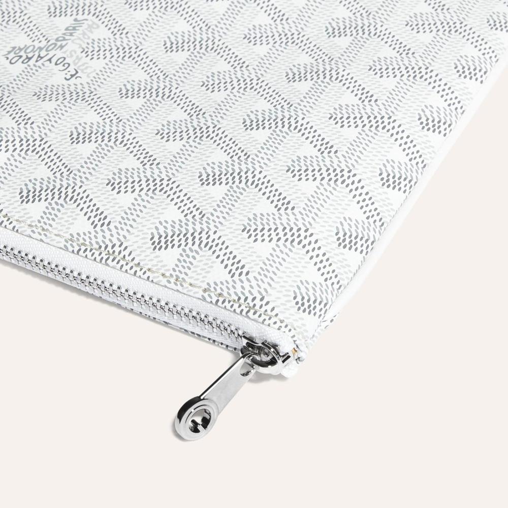 GOYARD Men Sena Clutch PM White SENAT2PMLTY50CL50P