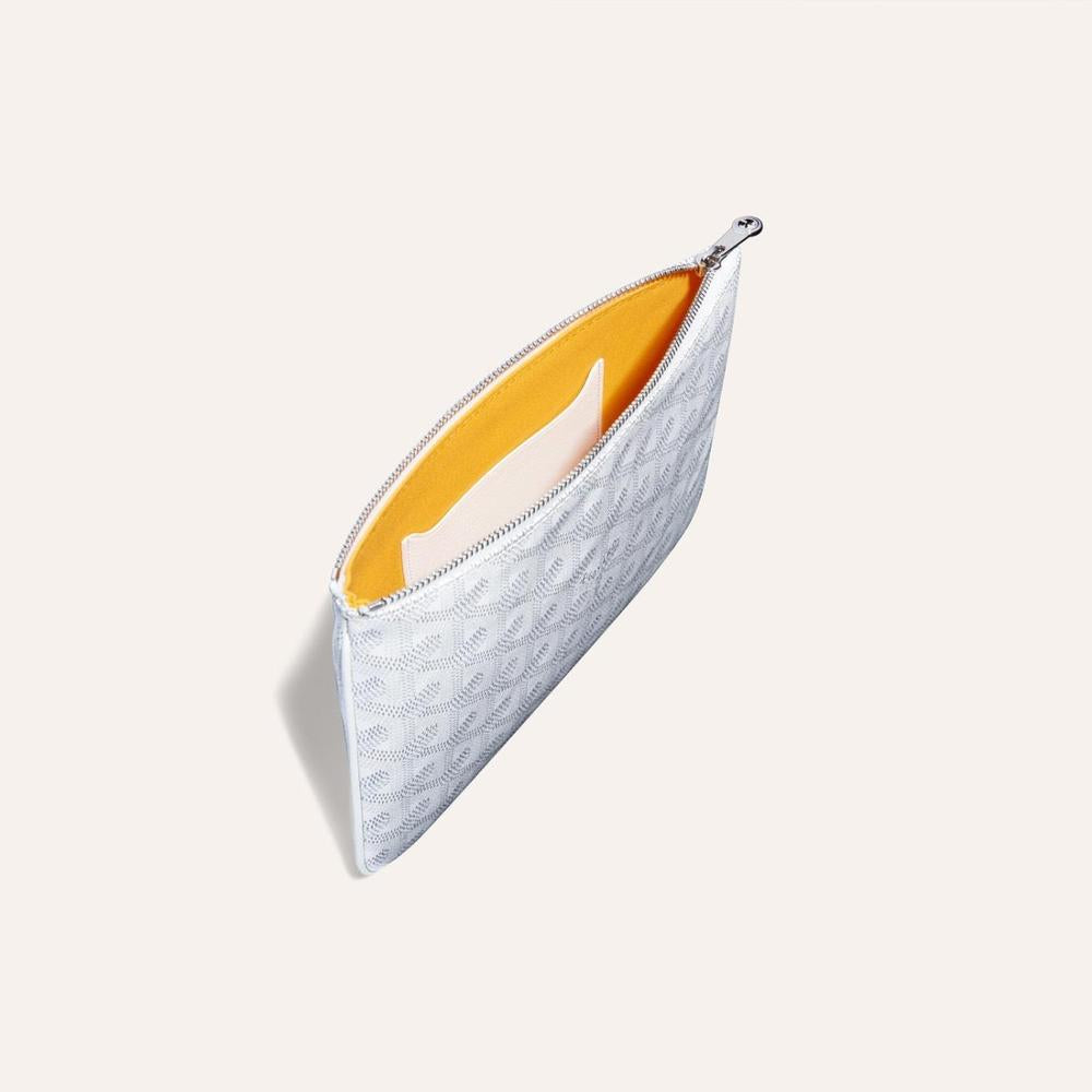 GOYARD Men Sena Clutch PM White SENAT2PMLTY50CL50P