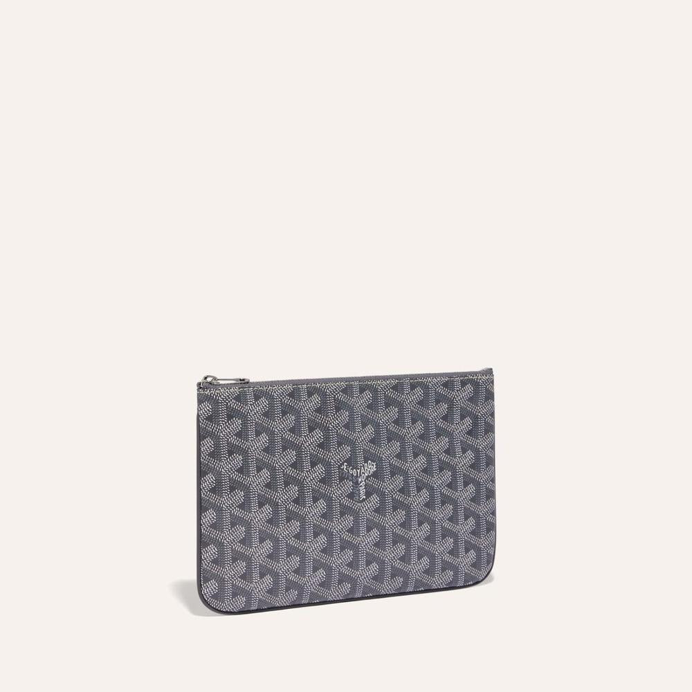 GOYARD Men Sena Clutch PM Grey SENAT2PMLTY51CL51P