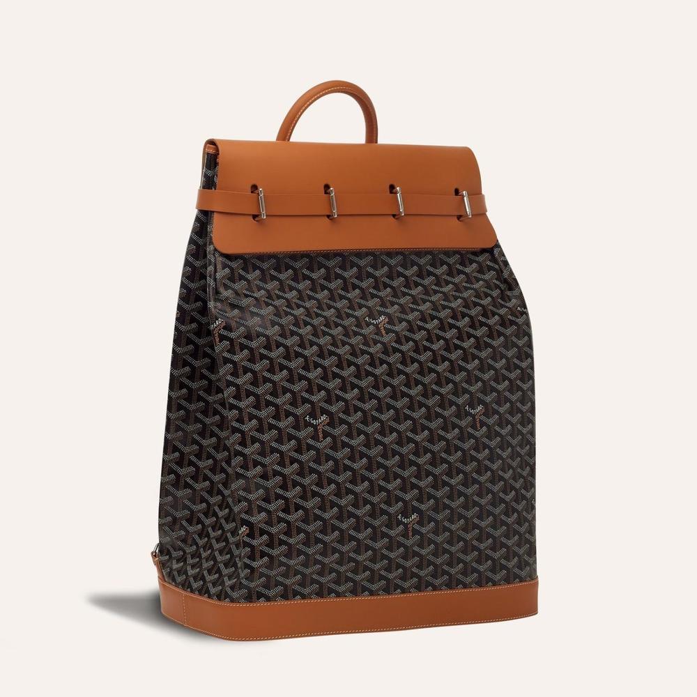 GOYARD Men Steamer Bag PM Black tan STEAM2PMLTY01CL03P