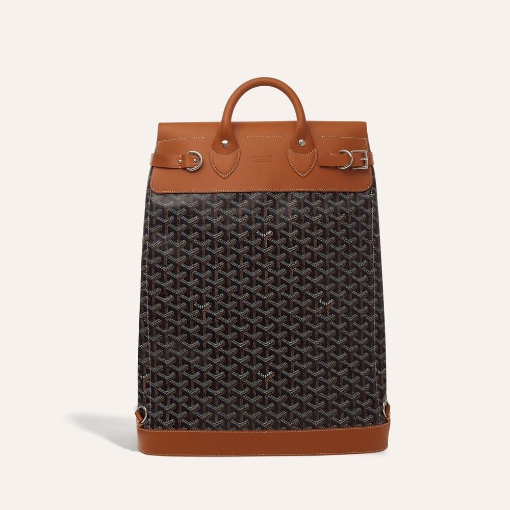 GOYARD Men Steamer Bag PM Black tan STEAM2PMLTY01CL03P