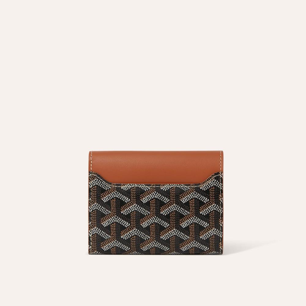 GOYARD Women Saint Gabriel Wallet Black tan STGABRPMLTY01CL03P