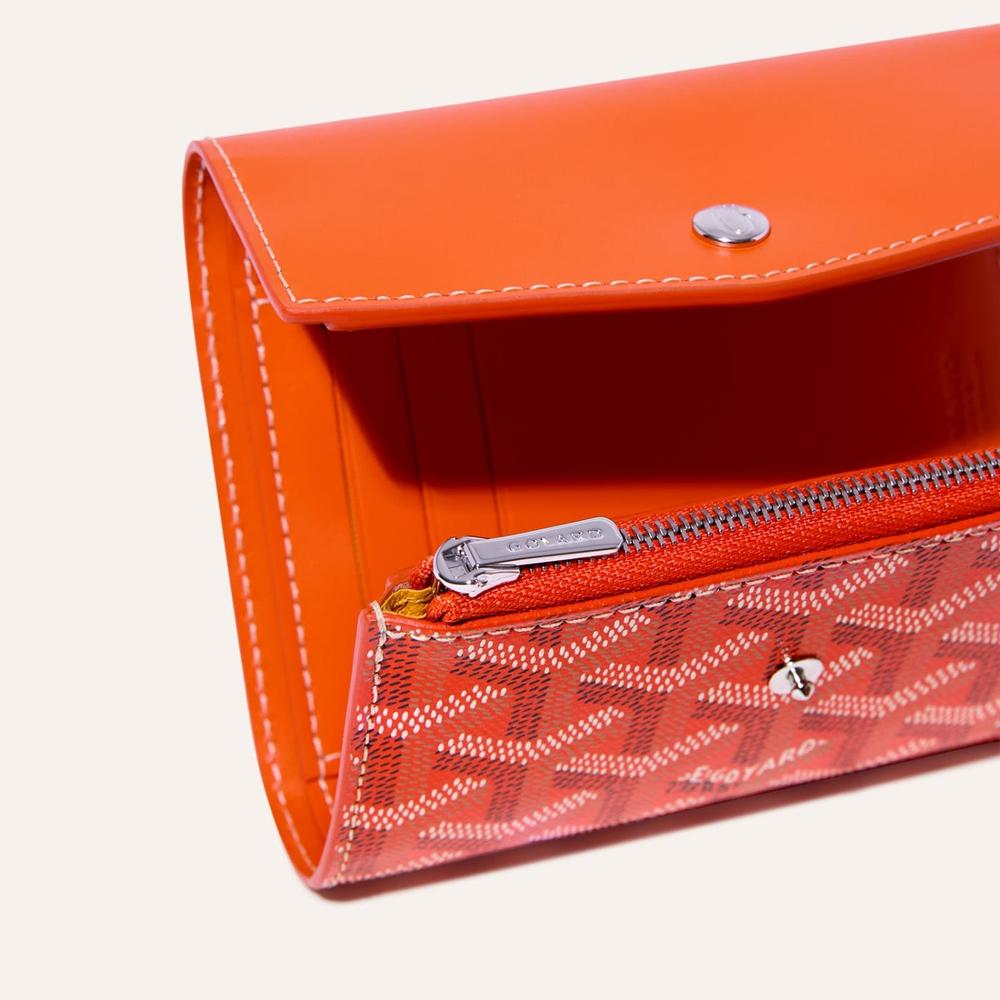 GOYARD Women Saint Gabriel Wallet Orange STGABRPMLTY07CL07P