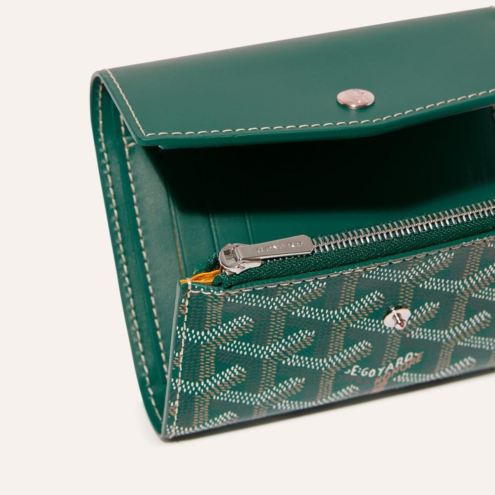 GOYARD Women Saint Gabriel Wallet Green STGABRPMLTY09CL09P