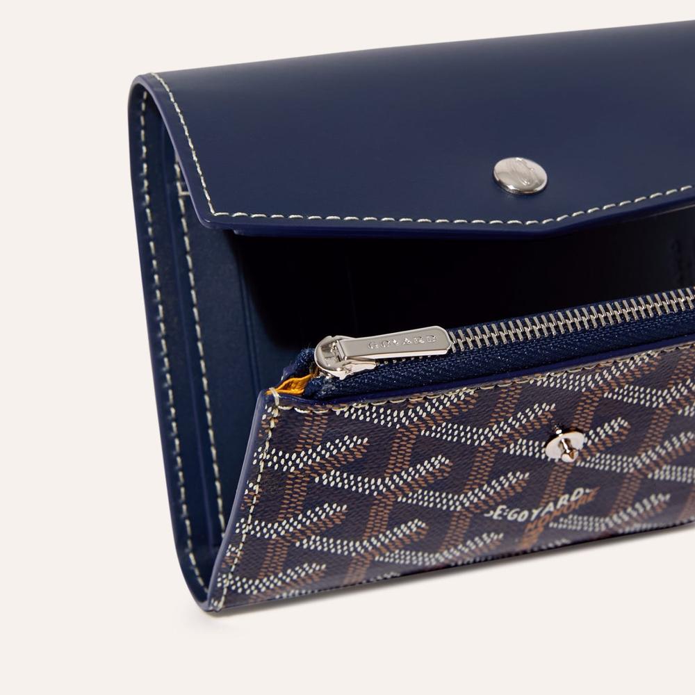 GOYARD Women Saint Gabriel Wallet Navy STGABRPMLTY12CL12P