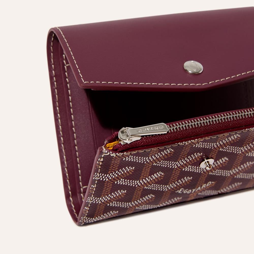 GOYARD Women Saint Gabriel Wallet Burgundy STGABRPMLTY33CL33P