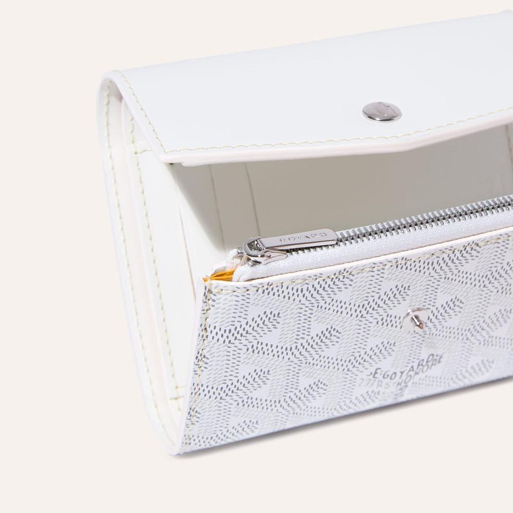 GOYARD Women Saint Gabriel Wallet White STGABRPMLTY50CL50P