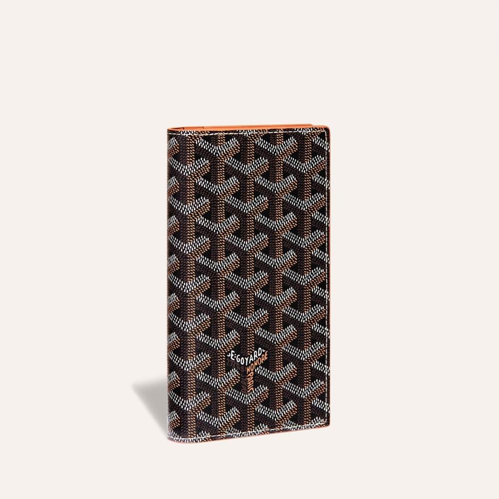 GOYARD Men Saint-Lambert wallet Black tan STLAMBPMLTY01CL03P