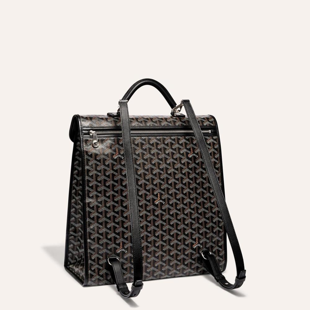 GOYARD Men Saint-Leger Backpack Black STLEGEMMLTY01CG01P