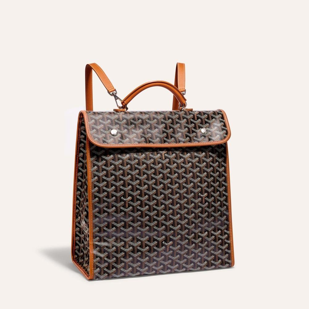 GOYARD Men Saint-Leger Backpack Black tan STLEGEMMLTY01CG03P