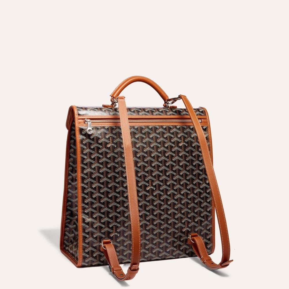 GOYARD Men Saint-Leger Backpack Black tan STLEGEMMLTY01CG03P