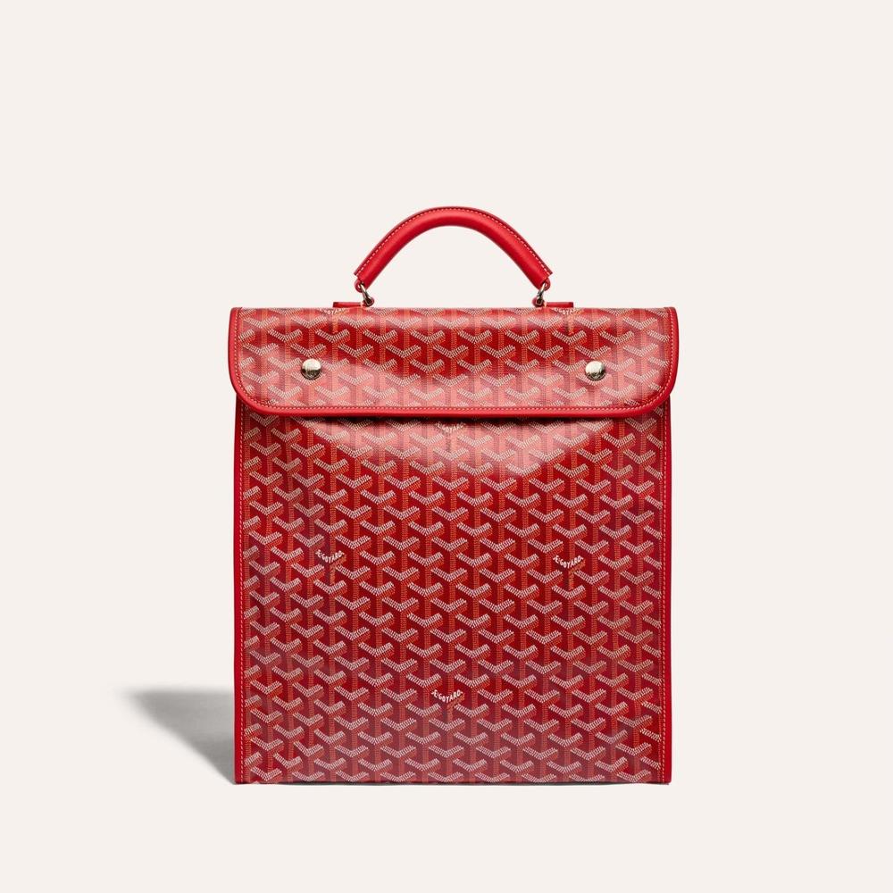 GOYARD Men Saint-Leger Backpack Red STLEGEMMLTY02CG02P