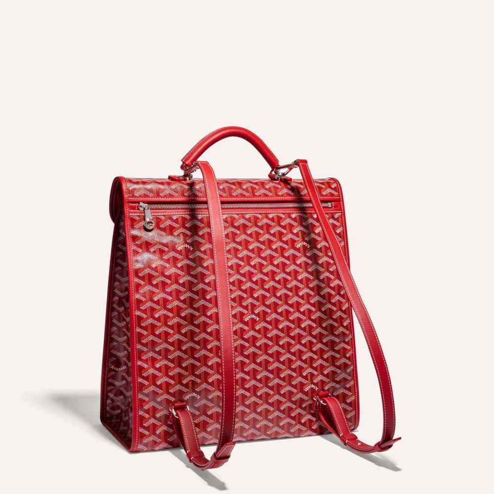 GOYARD Men Saint-Leger Backpack Red STLEGEMMLTY02CG02P