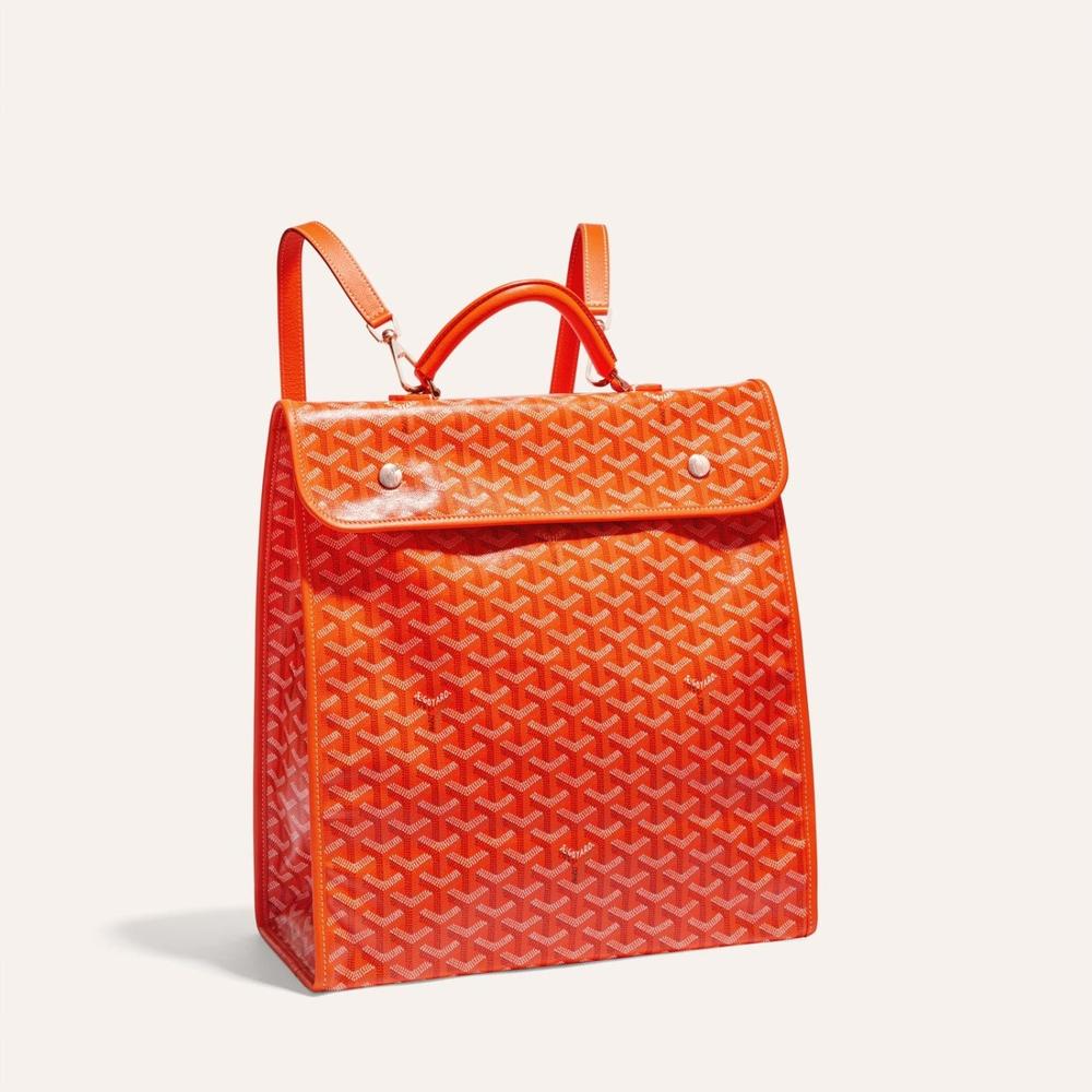 GOYARD Men Saint-Leger Backpack Orange STLEGEMMLTY07CG07P