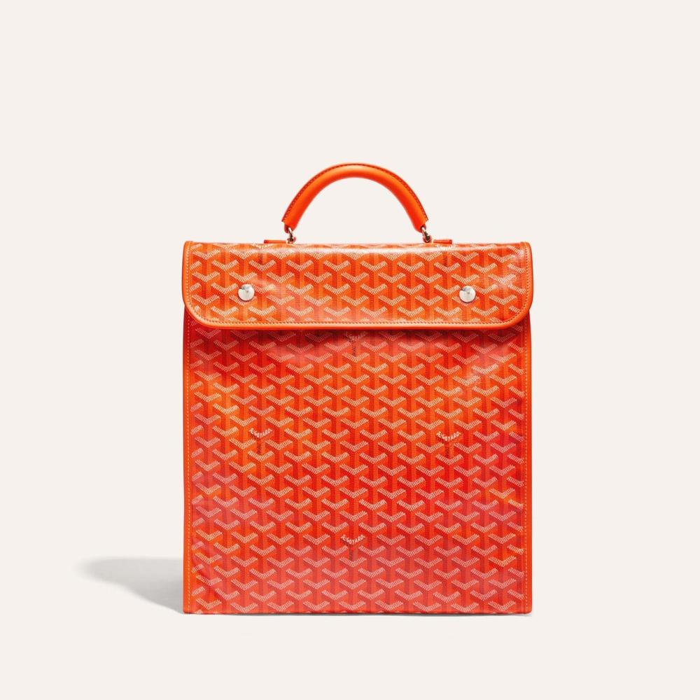 GOYARD Men Saint-Leger Backpack Orange STLEGEMMLTY07CG07P