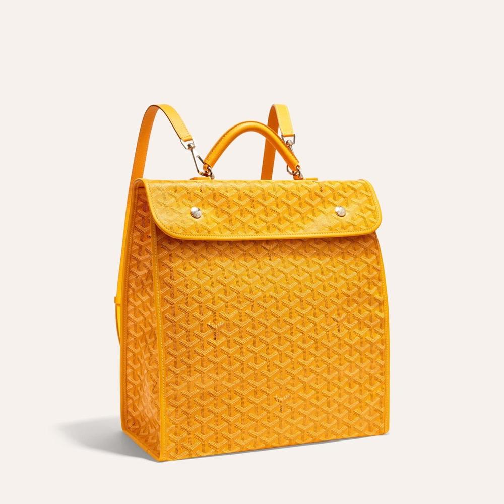 GOYARD Men Saint-Leger Backpack Yellow STLEGEMMLTY08CG08P