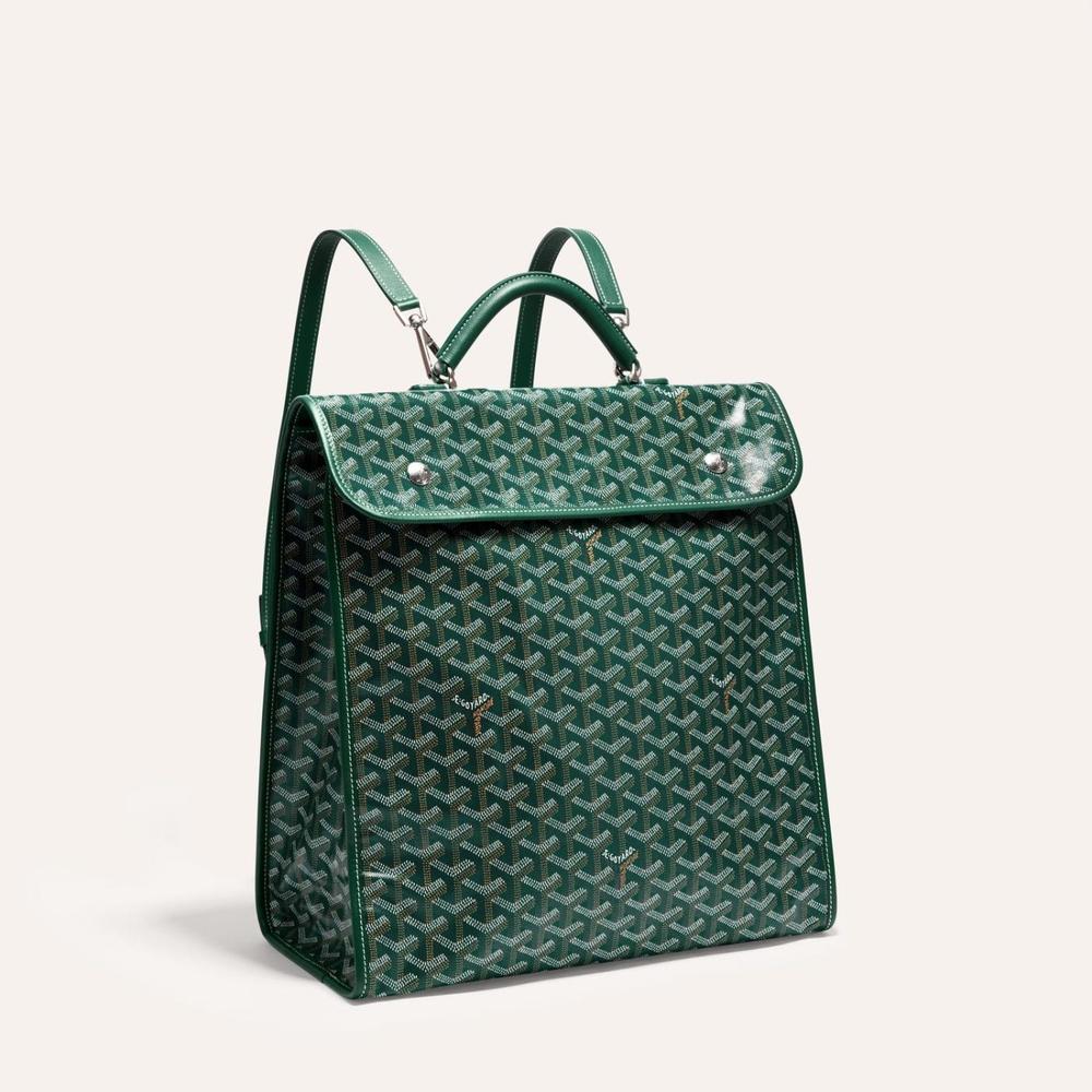 GOYARD Men Saint-Leger Backpack Green STLEGEMMLTY09CG09P