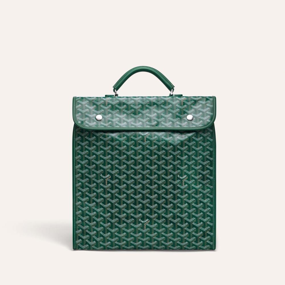 GOYARD Men Saint-Leger Backpack Green STLEGEMMLTY09CG09P