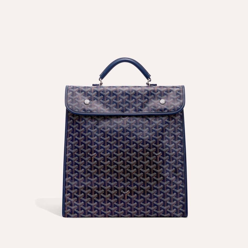 GOYARD Men Saint-Leger Backpack Navy STLEGEMMLTY12CG12P