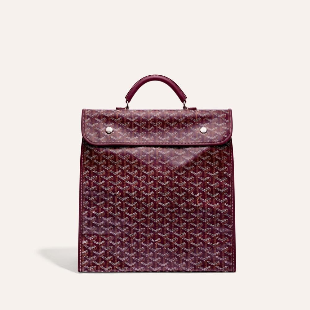 GOYARD Men Saint-Leger Backpack Burgundy STLEGEMMLTY33CG33P