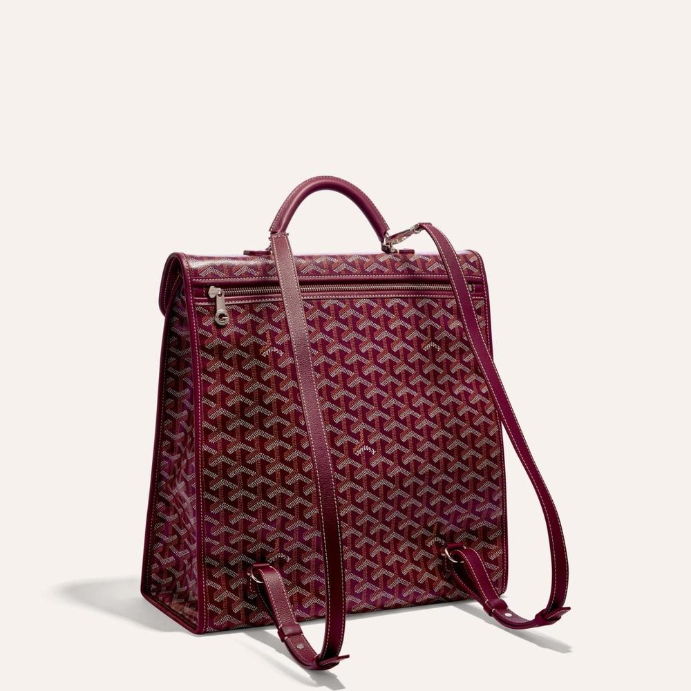 GOYARD Men Saint-Leger Backpack Burgundy STLEGEMMLTY33CG33P