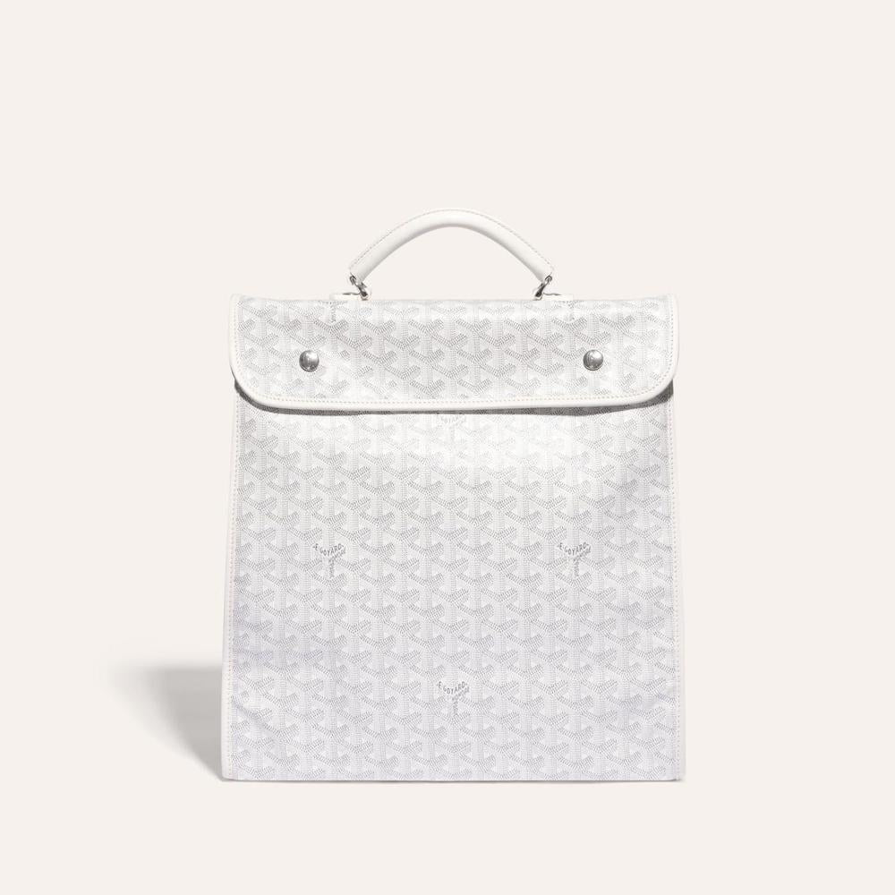 GOYARD Men Saint-Leger Backpack White STLEGEMMLTY50CG50P