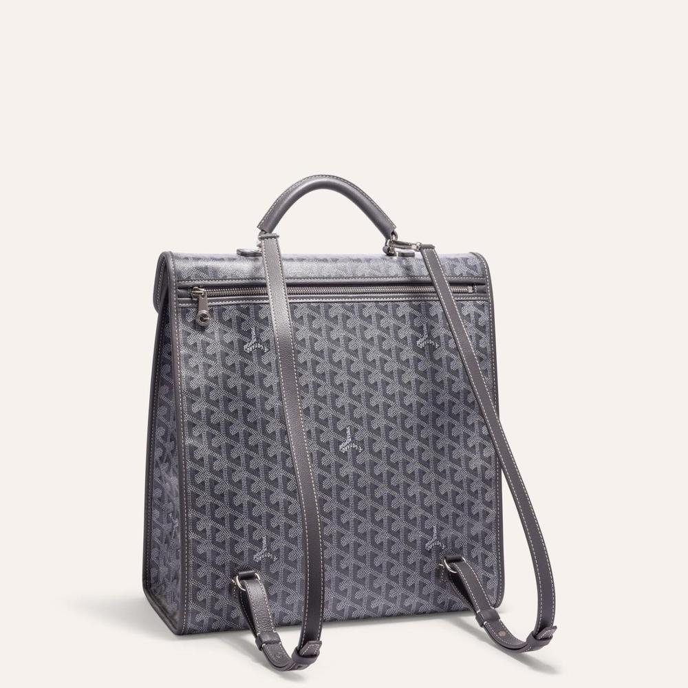 GOYARD Men Saint-Leger Backpack Grey STLEGEMMLTY51CG51P