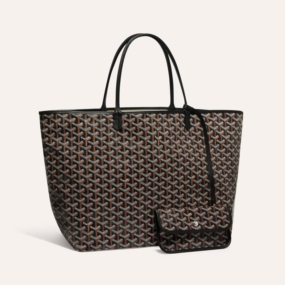 GOYARD Women Saint Louis Bag GM Black STLOUIGMLTY01CL01P