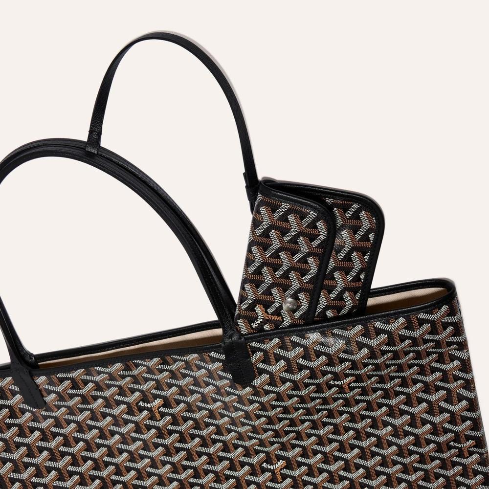 GOYARD Women Saint Louis Bag GM Black STLOUIGMLTY01CL01P