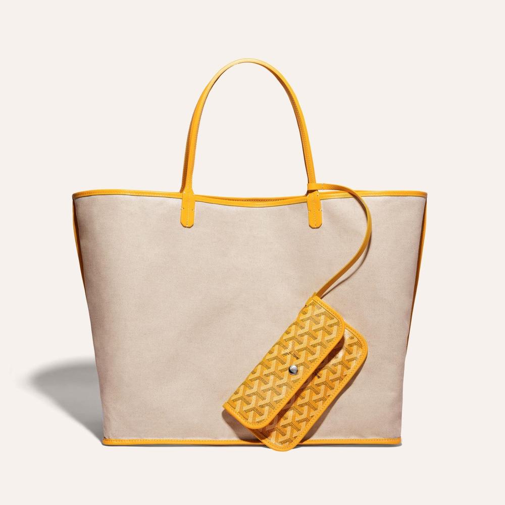 حقيبة GOYARD النسائية Saint Louis GM باللون الأصفر STLOUIGMLTY08CL08P