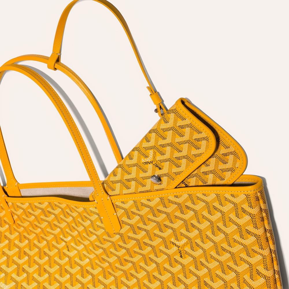 حقيبة GOYARD النسائية Saint Louis GM باللون الأصفر STLOUIGMLTY08CL08P