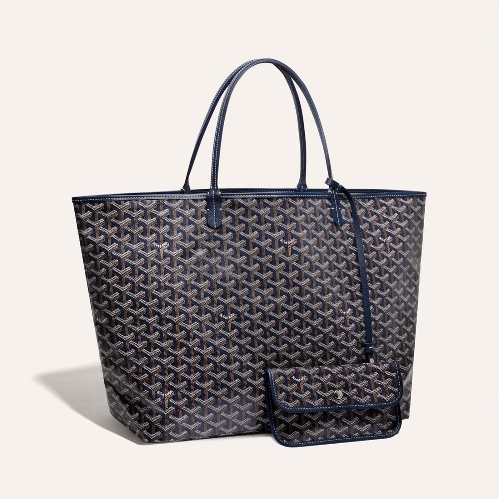 GOYARD Women Saint Louis Bag GM Navy STLOUIGMLTY12CL12P