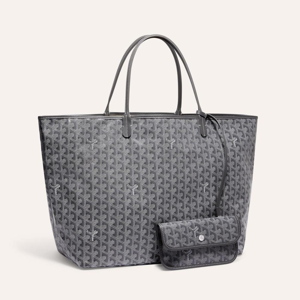 GOYARD Women Saint Louis Bag GM Grey STLOUIGMLTY51CL51P