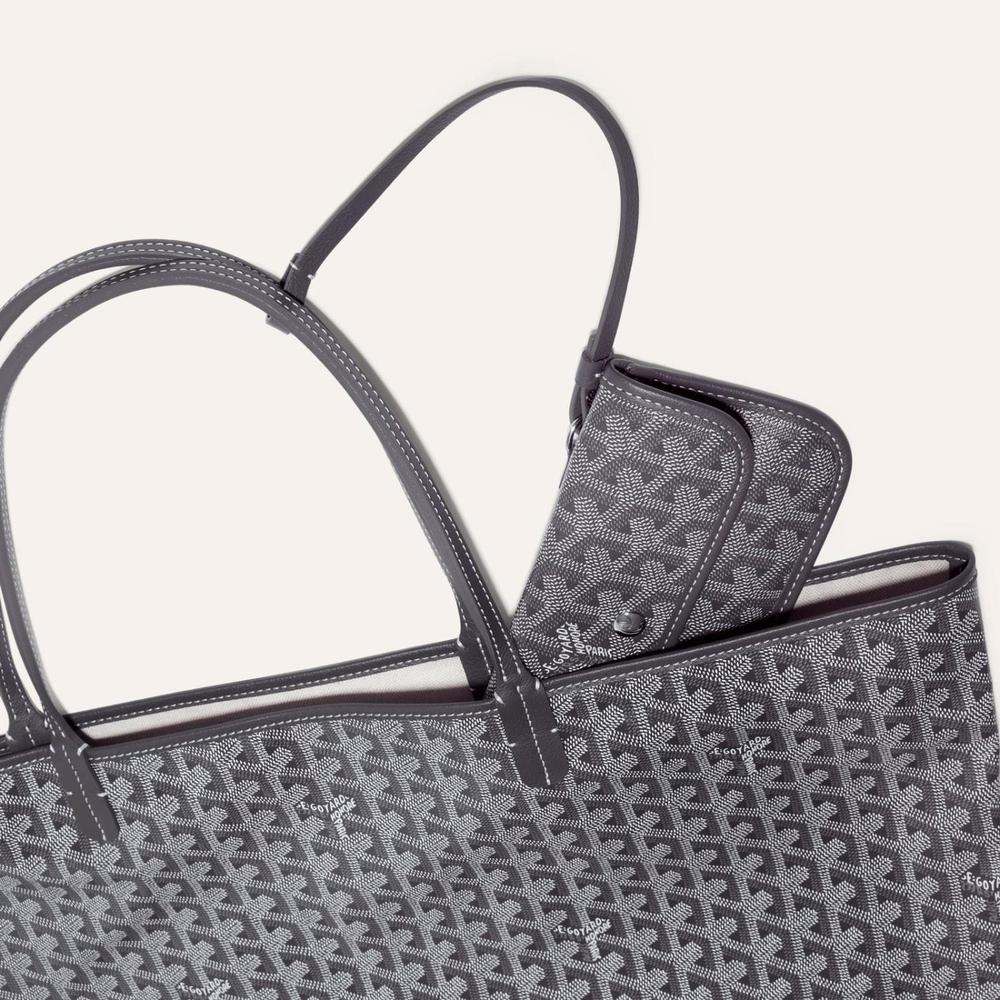 GOYARD Women Saint Louis Bag GM Grey STLOUIGMLTY51CL51P