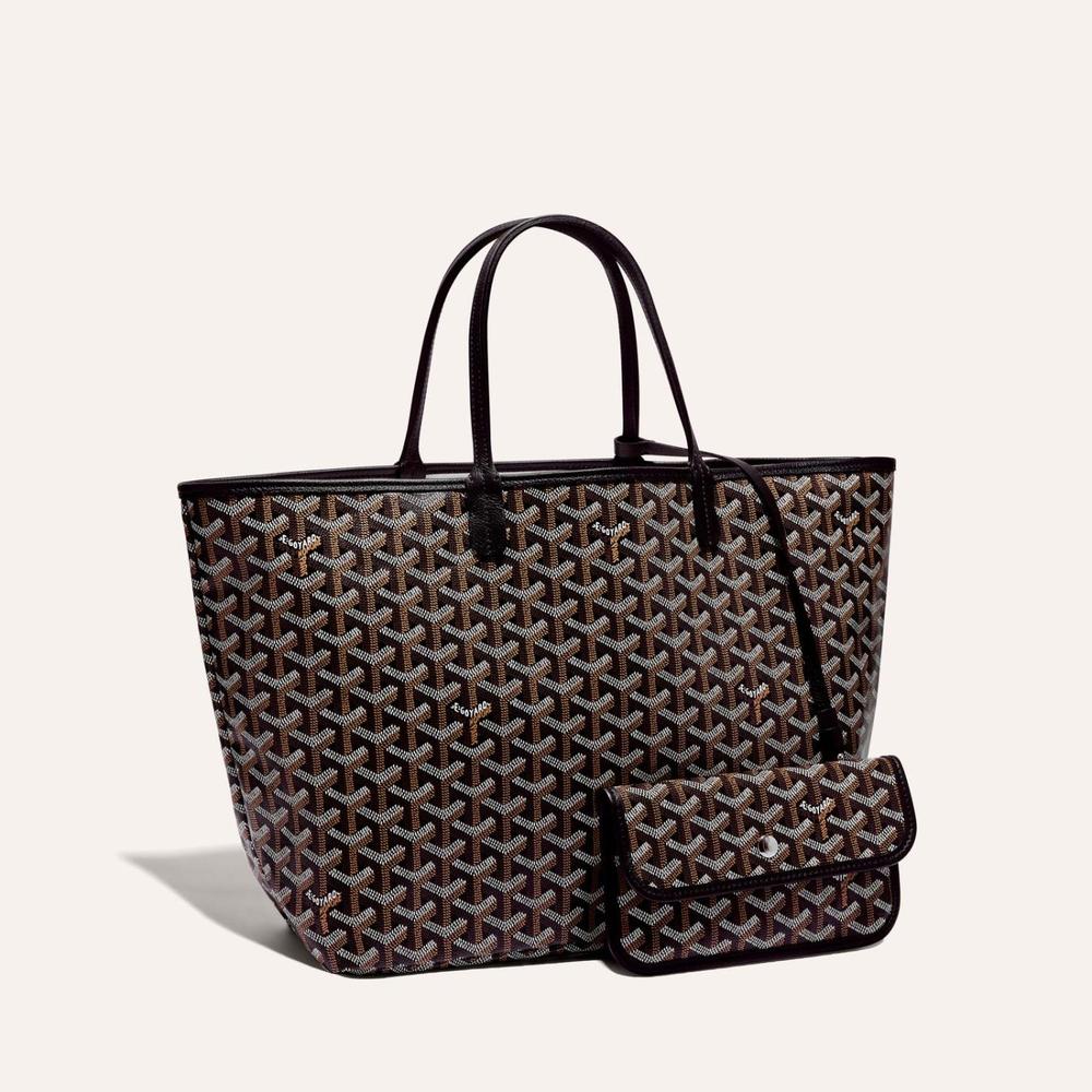 GOYARD Women Saint Louis Bag PM Black STLOUIPMLTY01CL01P