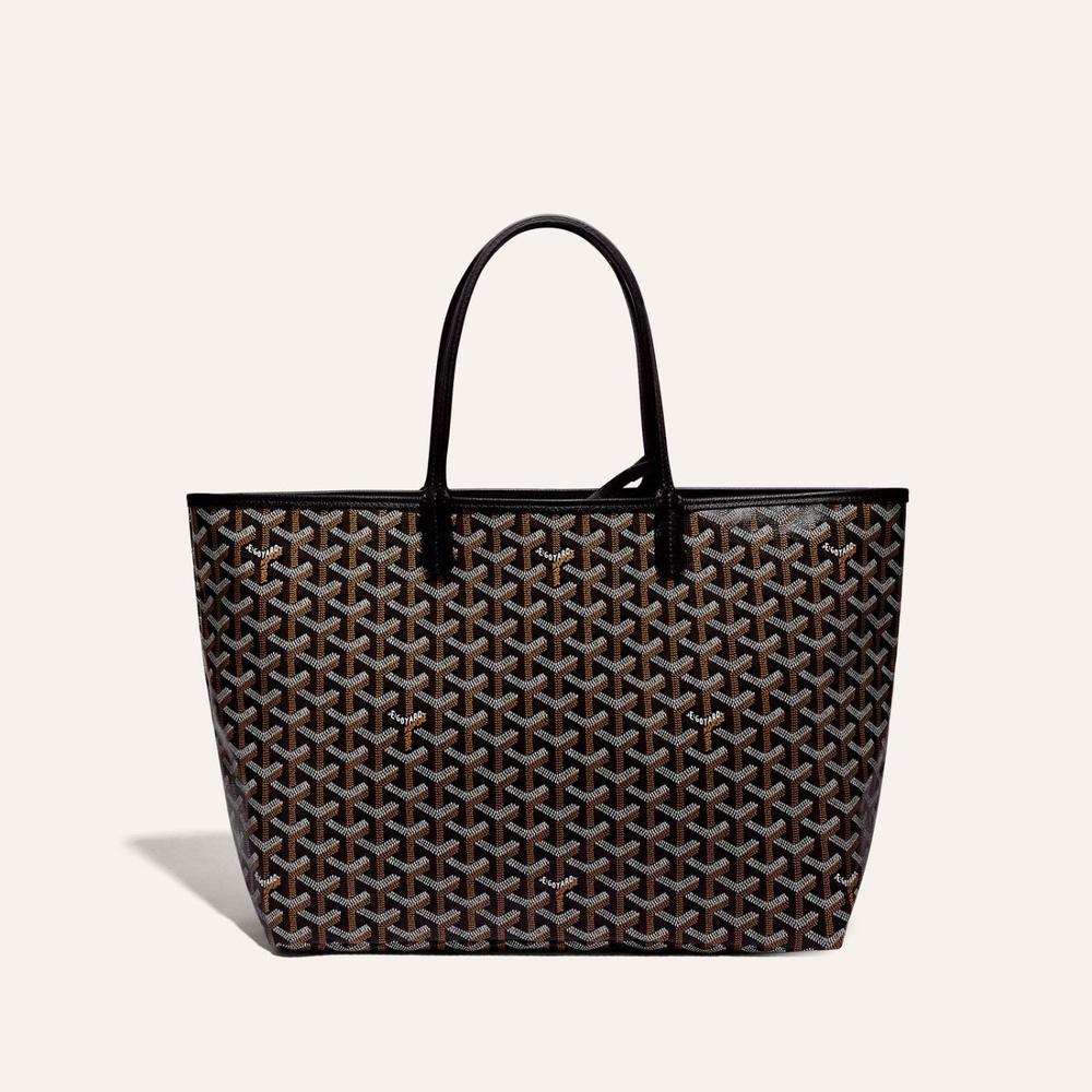 GOYARD Women Saint Louis Bag PM Black STLOUIPMLTY01CL01P