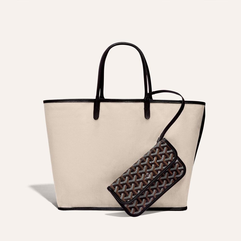 GOYARD Women Saint Louis Bag PM Black STLOUIPMLTY01CL01P