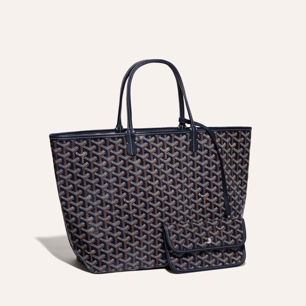 GOYARD Women Saint Louis Bag PM Navy STLOUIPMLTY12CL12P