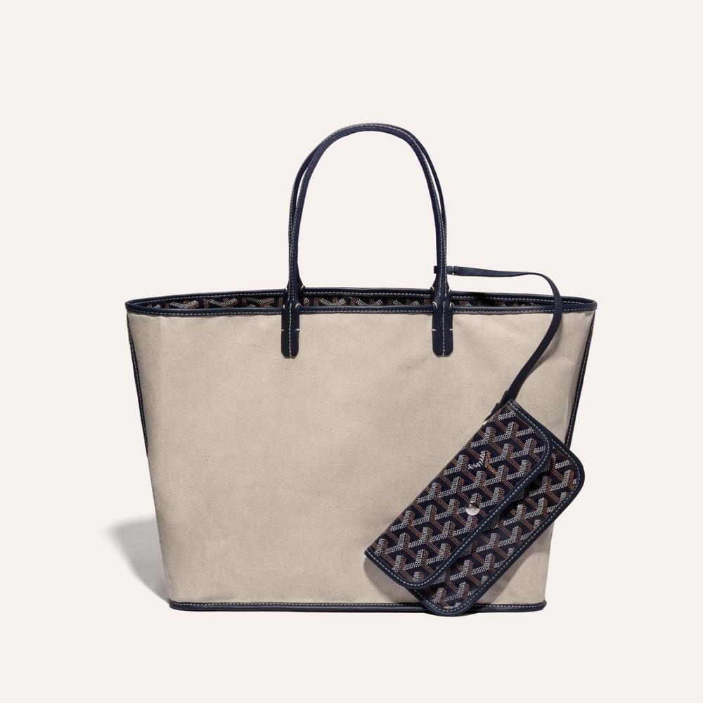 GOYARD Women Saint Louis Bag PM Navy STLOUIPMLTY12CL12P