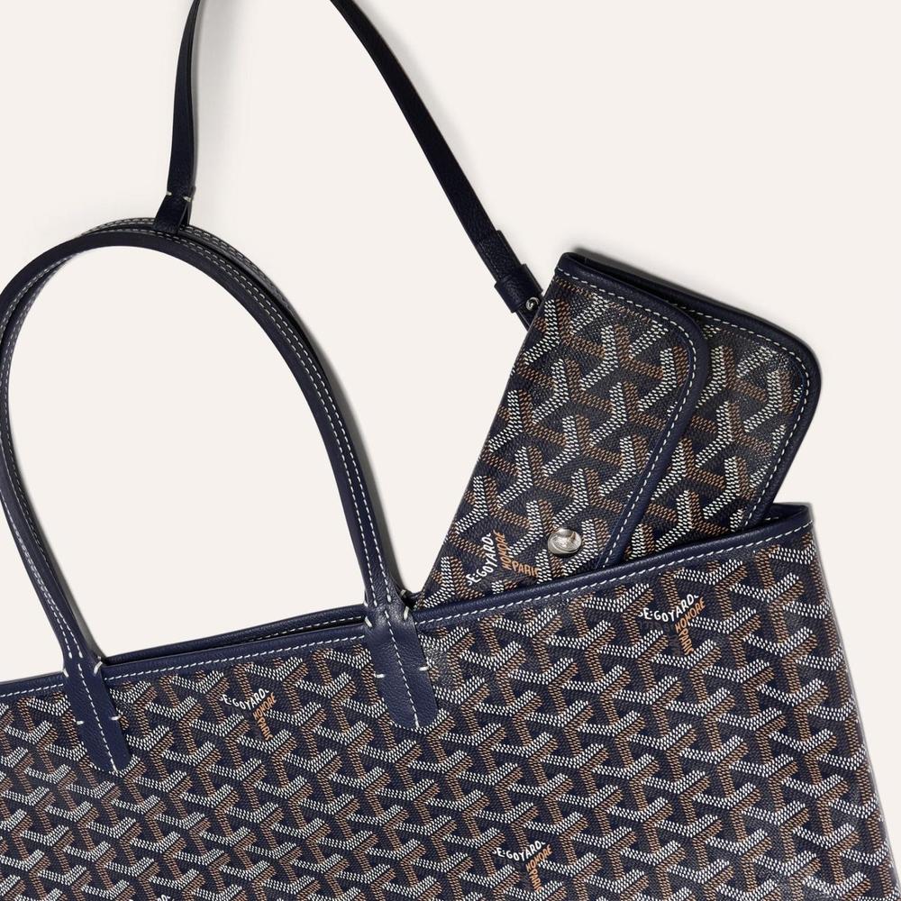 GOYARD Women Saint Louis Bag PM Navy STLOUIPMLTY12CL12P