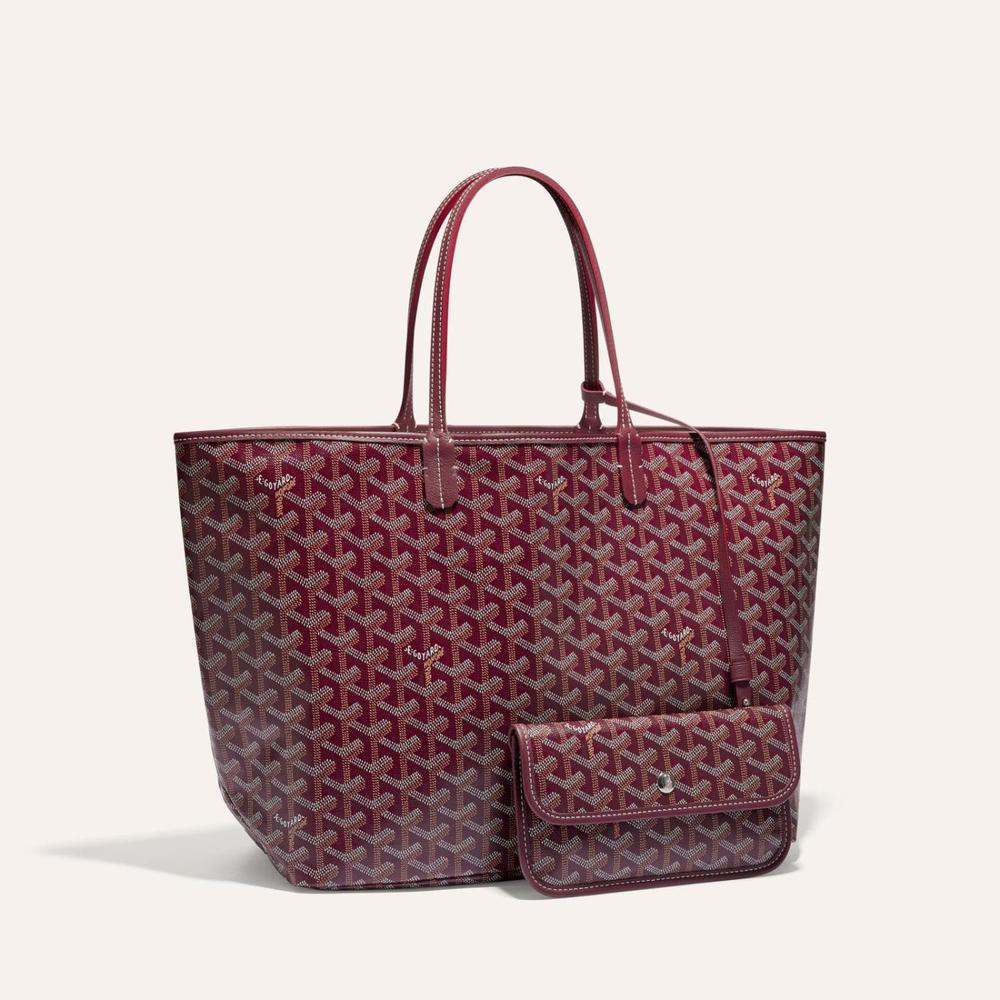 GOYARD Women Saint Louis Bag PM Burgundy STLOUIPMLTY33CL33P