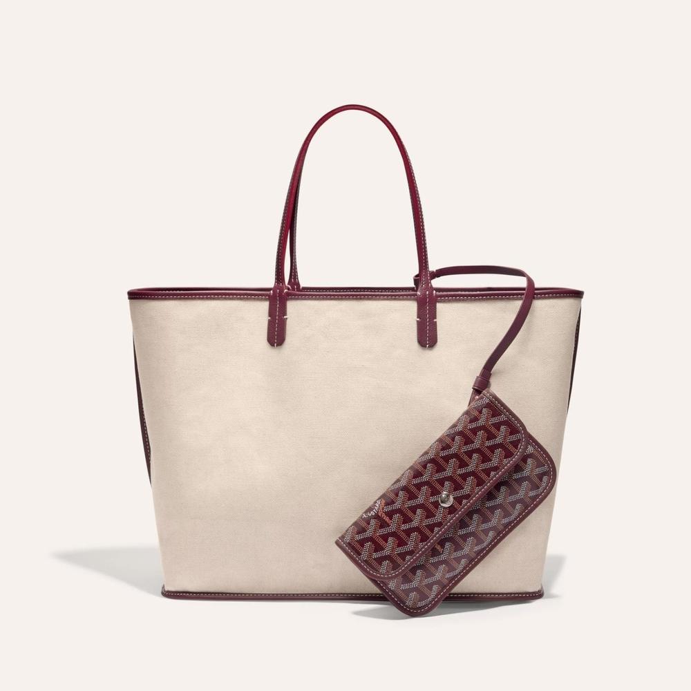 GOYARD Women Saint Louis Bag PM Burgundy STLOUIPMLTY33CL33P