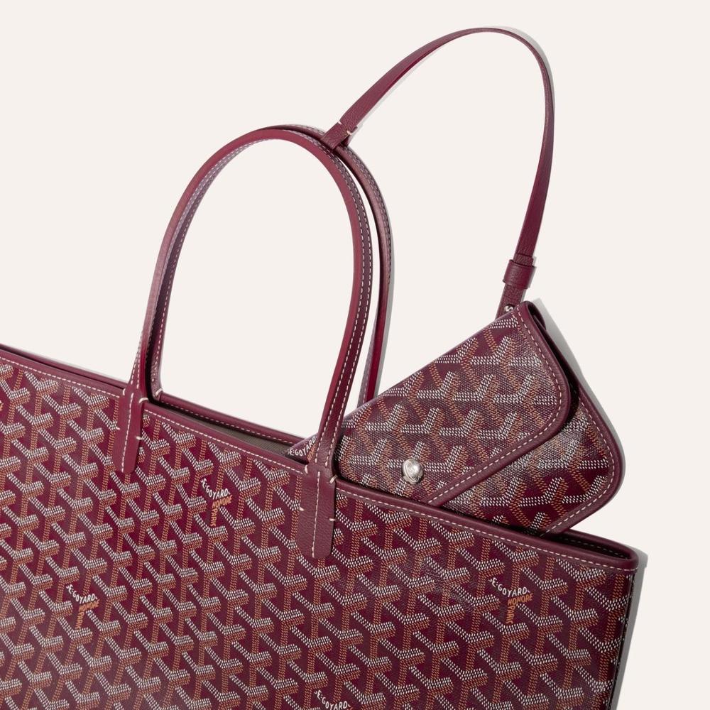 GOYARD Women Saint Louis Bag PM Burgundy STLOUIPMLTY33CL33P